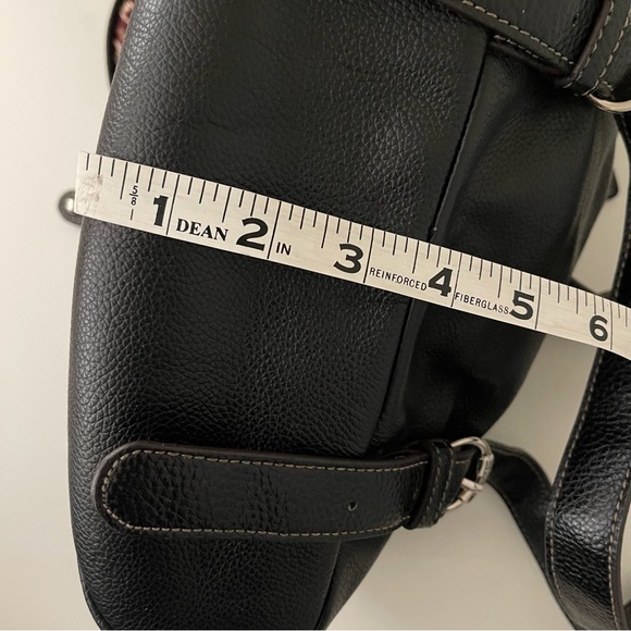 Tignanello Backpack Handbag Purse Leather Black - Picture 16 of 16